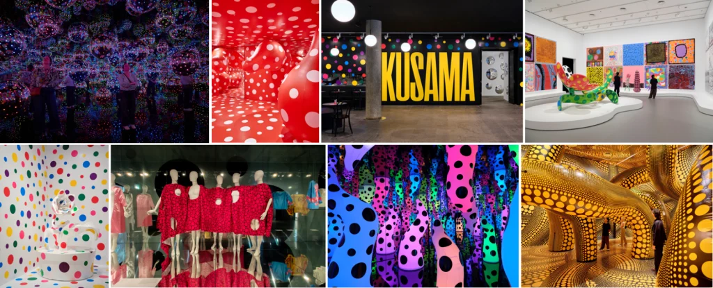 Explore the Yayoi Kusama Exhibition at NGV Melbourne—mirror rooms, polka dots, and giant pumpkins await! On until April 27, 2025. Book your tickets now!