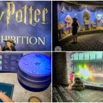 Visitors exploring Harry Potter The Exhibition Melbourne 2025 with props, costumes, and interactive wizarding displays