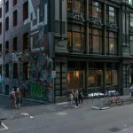 Banksy artwork on display at Outsiders Melbourne 2025 street art exhibition