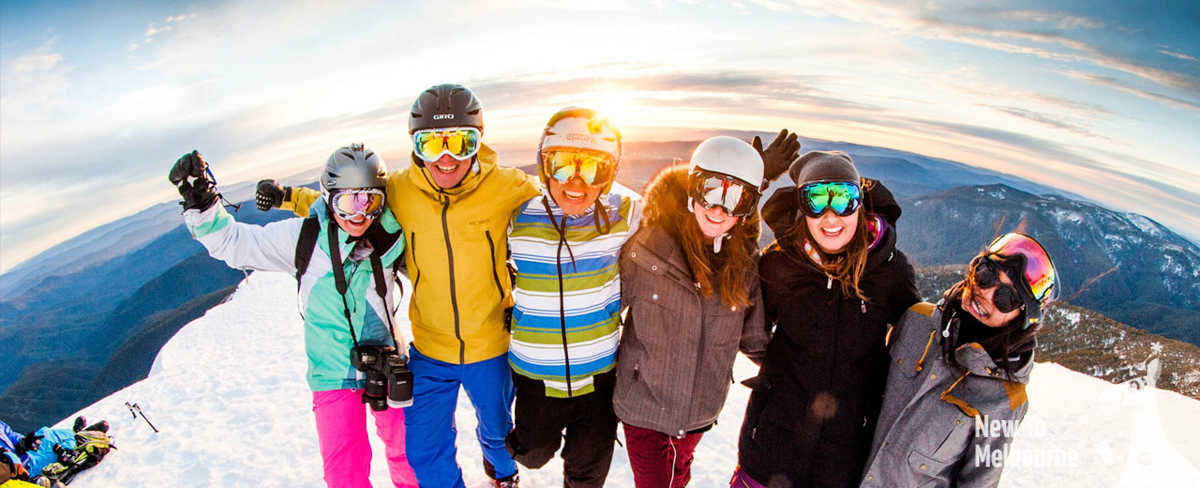 Families enjoying snow day trips at Lake Mountain and Mt Buller
