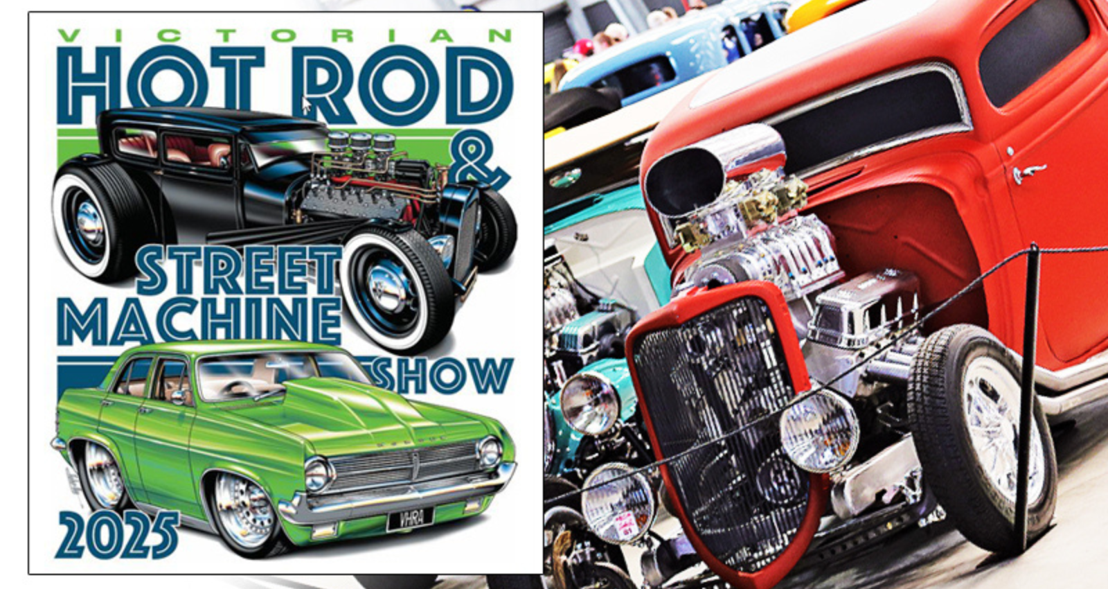 Vintage car at Hot Rod & Street Machine Show Melbourne 2025