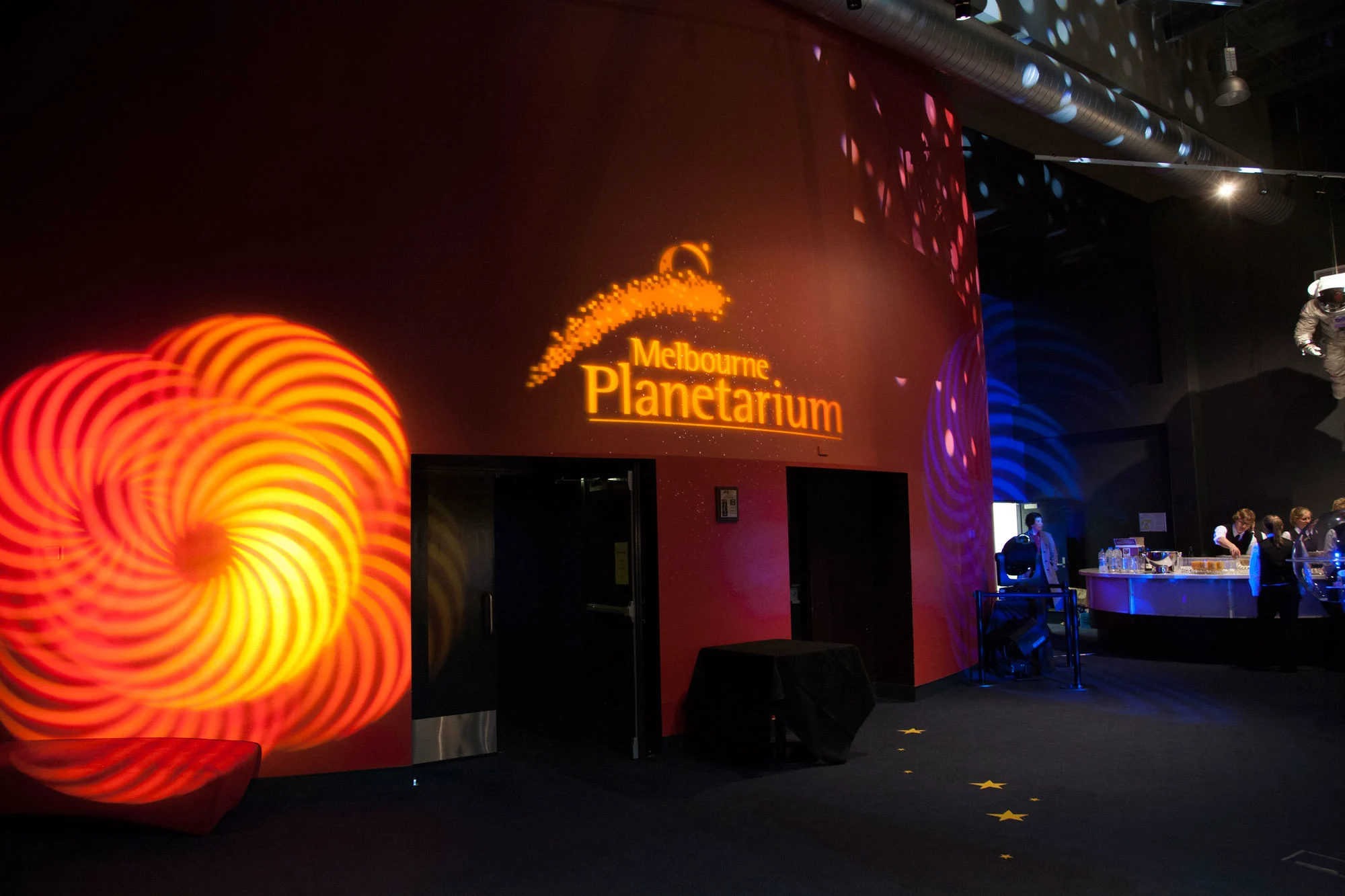 Star projections at Melbourne’s Planetarium Nights show