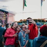 Families enjoying free spring events in Melbourne’s Federation Square